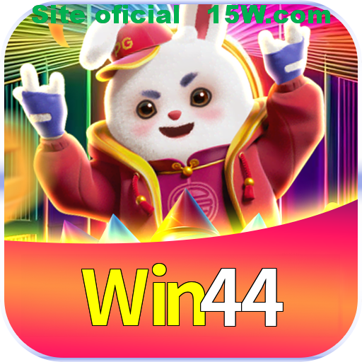 Imagem promocional da Win44 mostrando a plataforma e suas vantagens